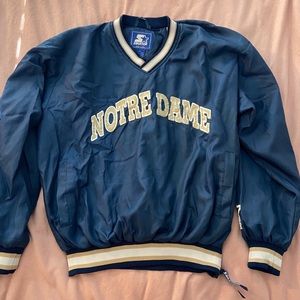 Vintage Notre Dame Starter Pullover!!